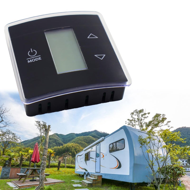 3316250.712 RV منطقة واحدة الجدار ترموستات لاستبدال Dometic لمكيفات RV/التخييم الأزرق الخلفية شاشة الكريستال السائل الأسود 3-سلك - Image 4